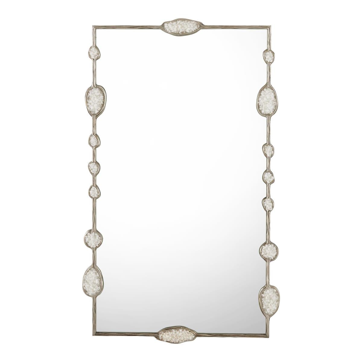 Abbellire Mirror, Silver – Mirrors by John Richard | Sutter & Vale