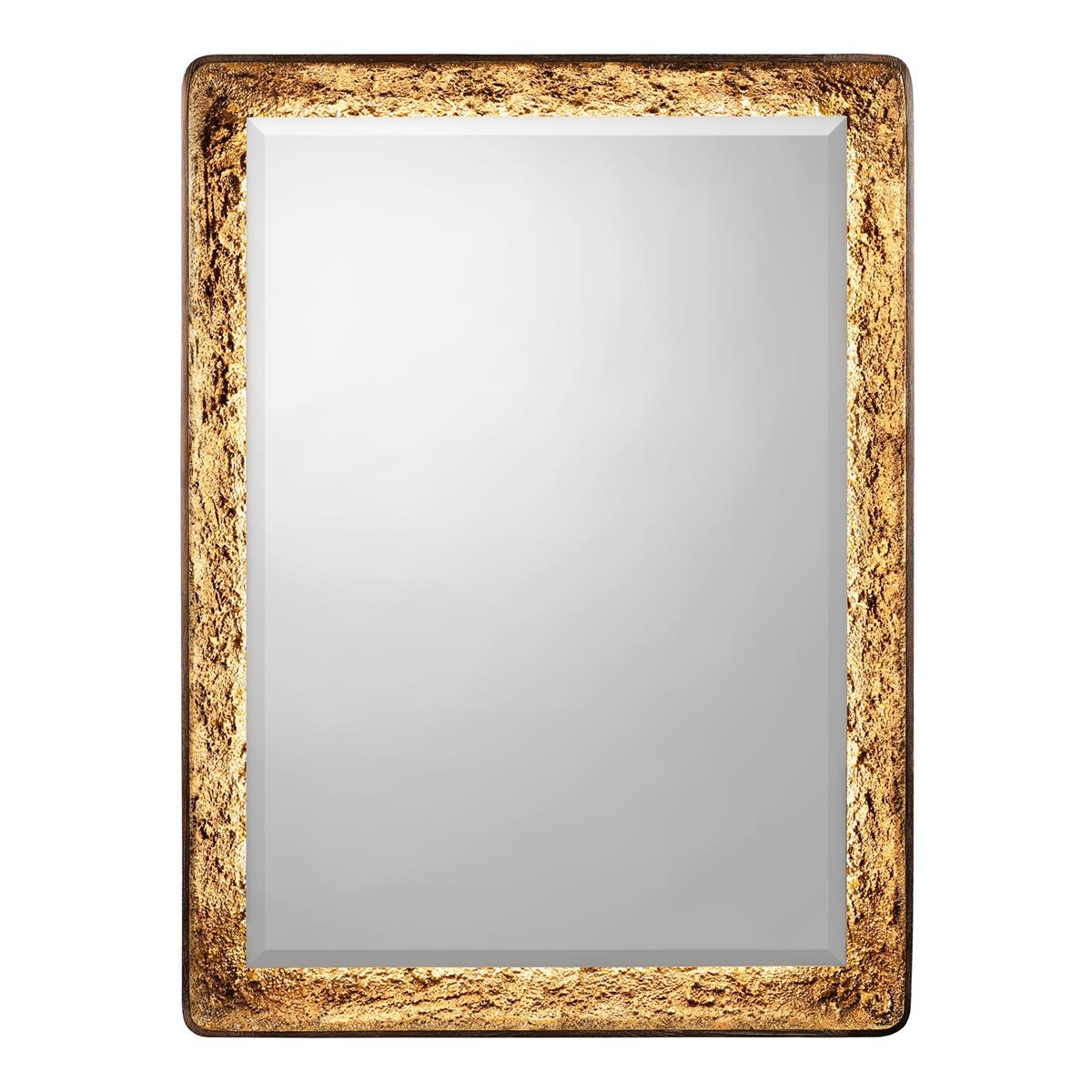 Gilded Oak Lighted Mirror, Rectangular – Mirrors by John Richard | Sutter & Vale