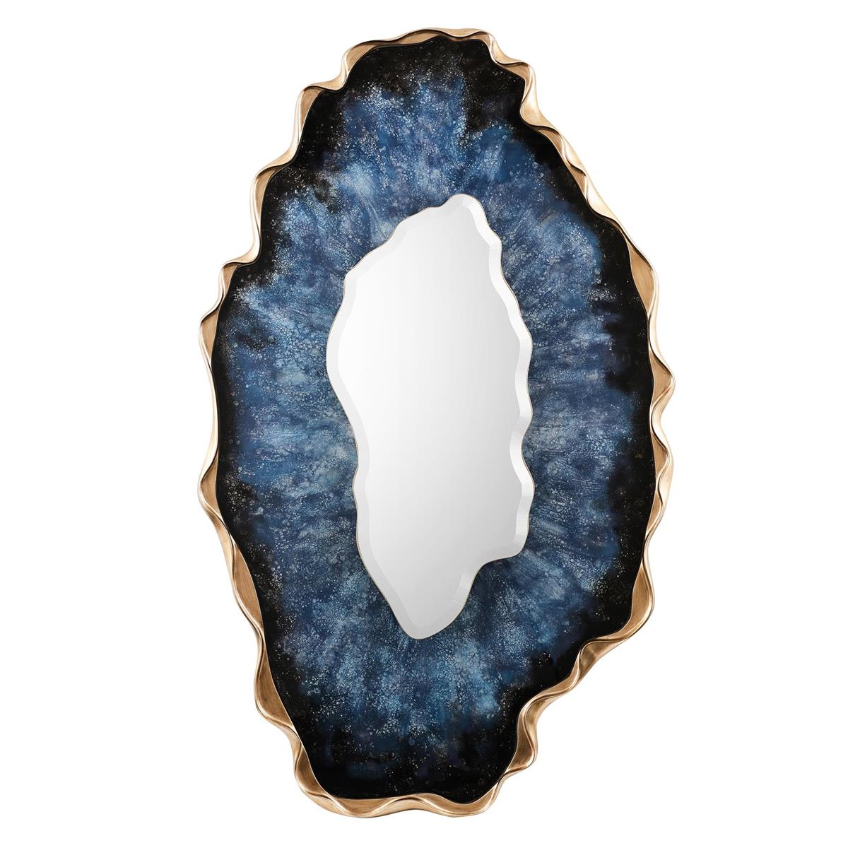 Dirillo Mirror, Tall Blue Agate – Mirrors by John Richard | Sutter & Vale