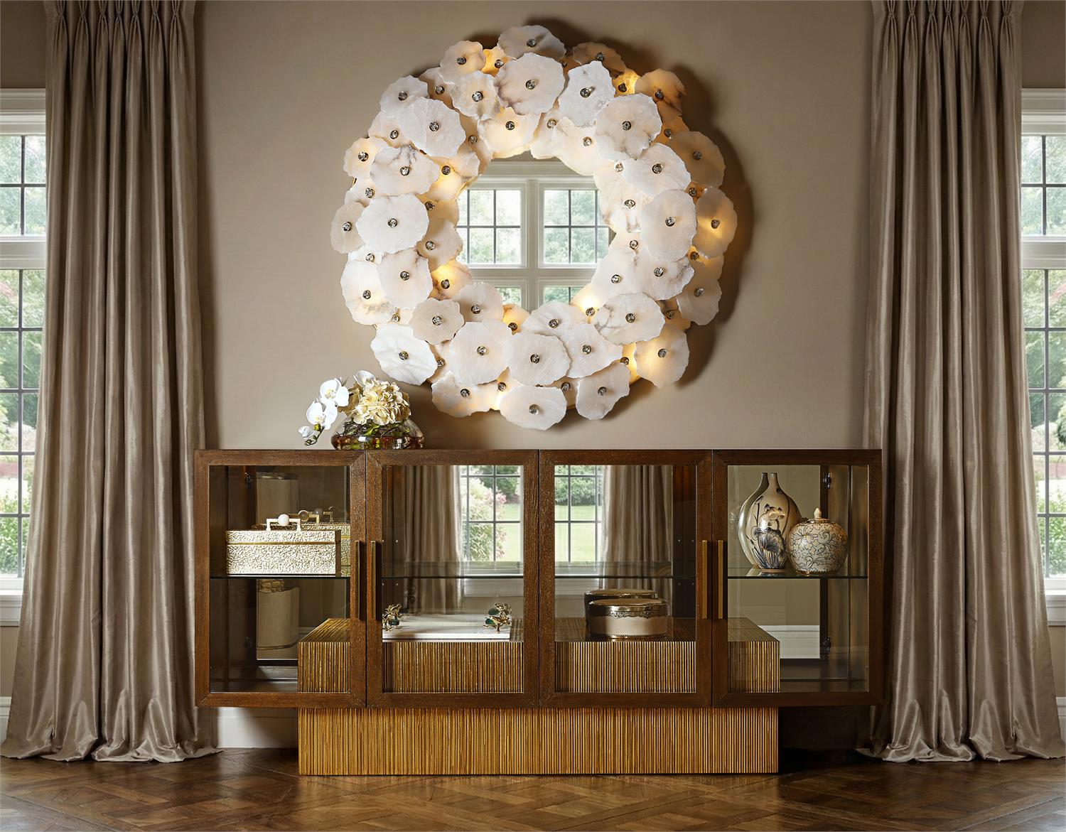 Montserrat Fourteen-Light Mirror