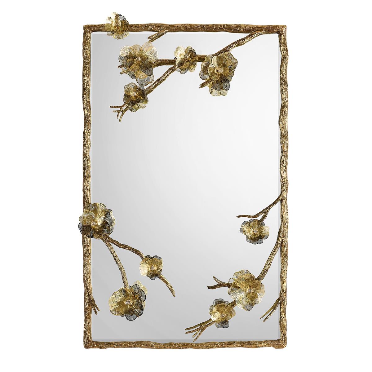 Golden Camellia Mirror – Mirrors by John Richard | Sutter & Vale
