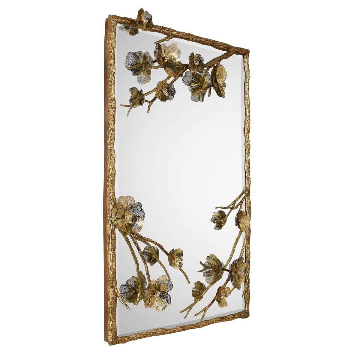 Golden Camellia Mirror – Mirrors by John Richard | Sutter & Vale