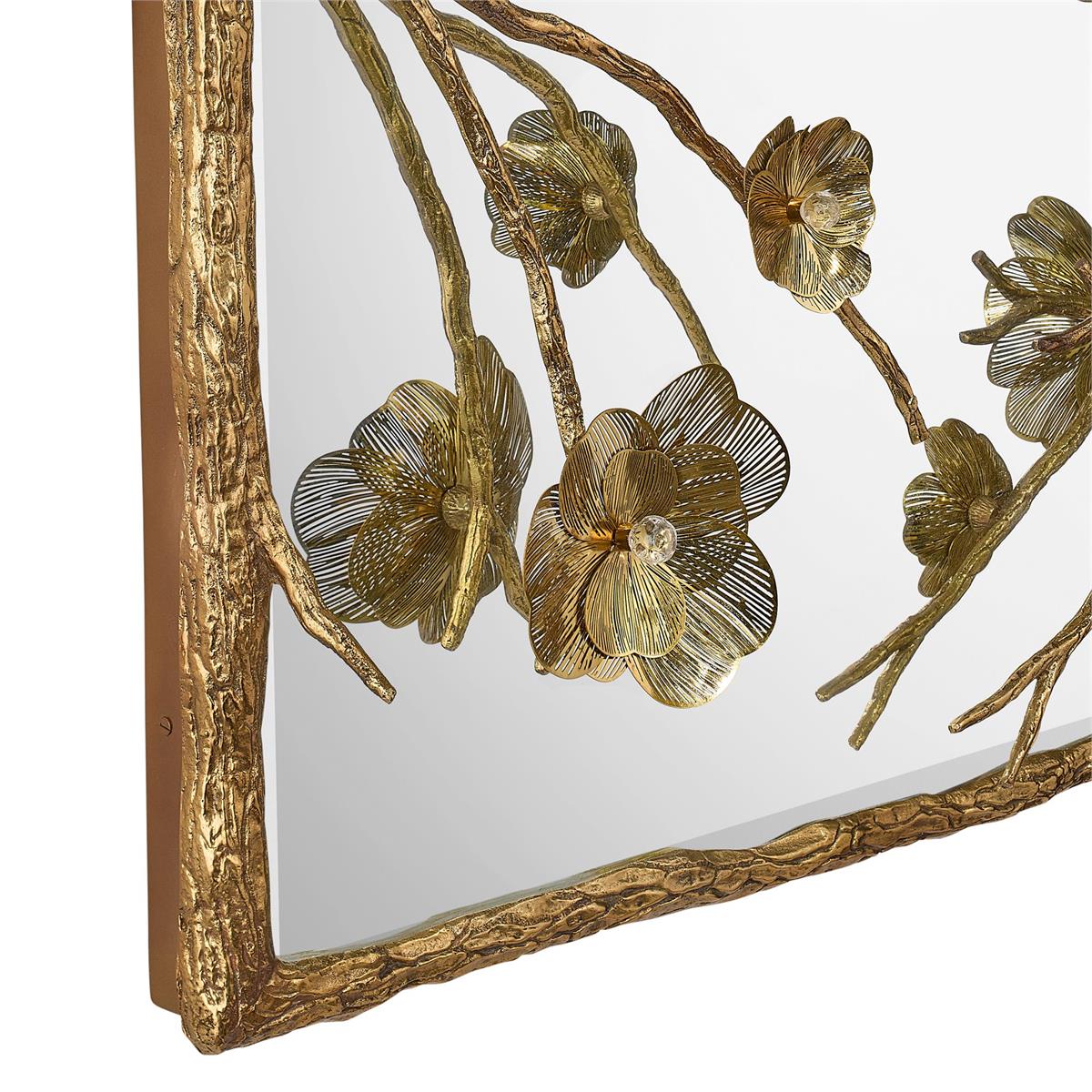 Golden Camellia Mirror – Mirrors by John Richard | Sutter & Vale