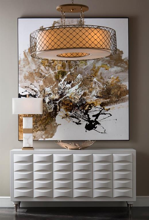 Chen Qi's Gilt And Charcoal – Art by John Richard | Sutter & Vale