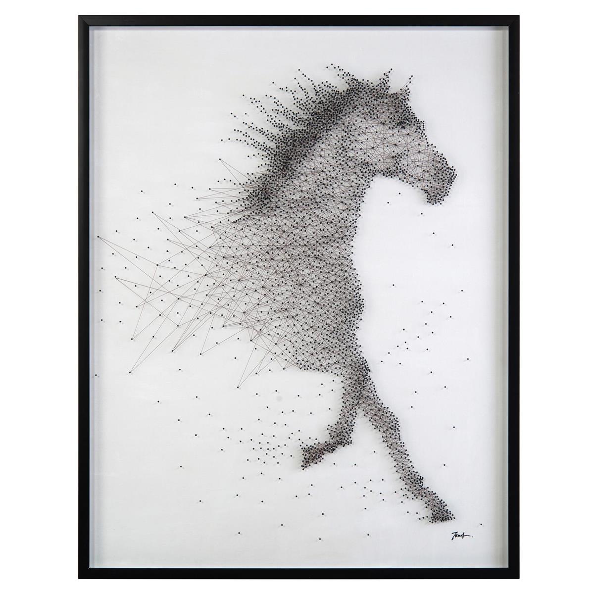 Tony Fey's Sprinting Stallion – Art by John Richard | Sutter & Vale