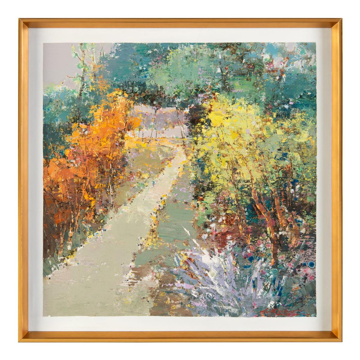 Liu Mengzhou's Park Promenade – Art by John Richard | Sutter & Vale