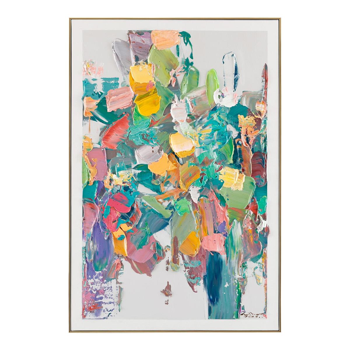 LM Zhou's Textural Brushstrokes I – Art by John Richard | Sutter & Vale