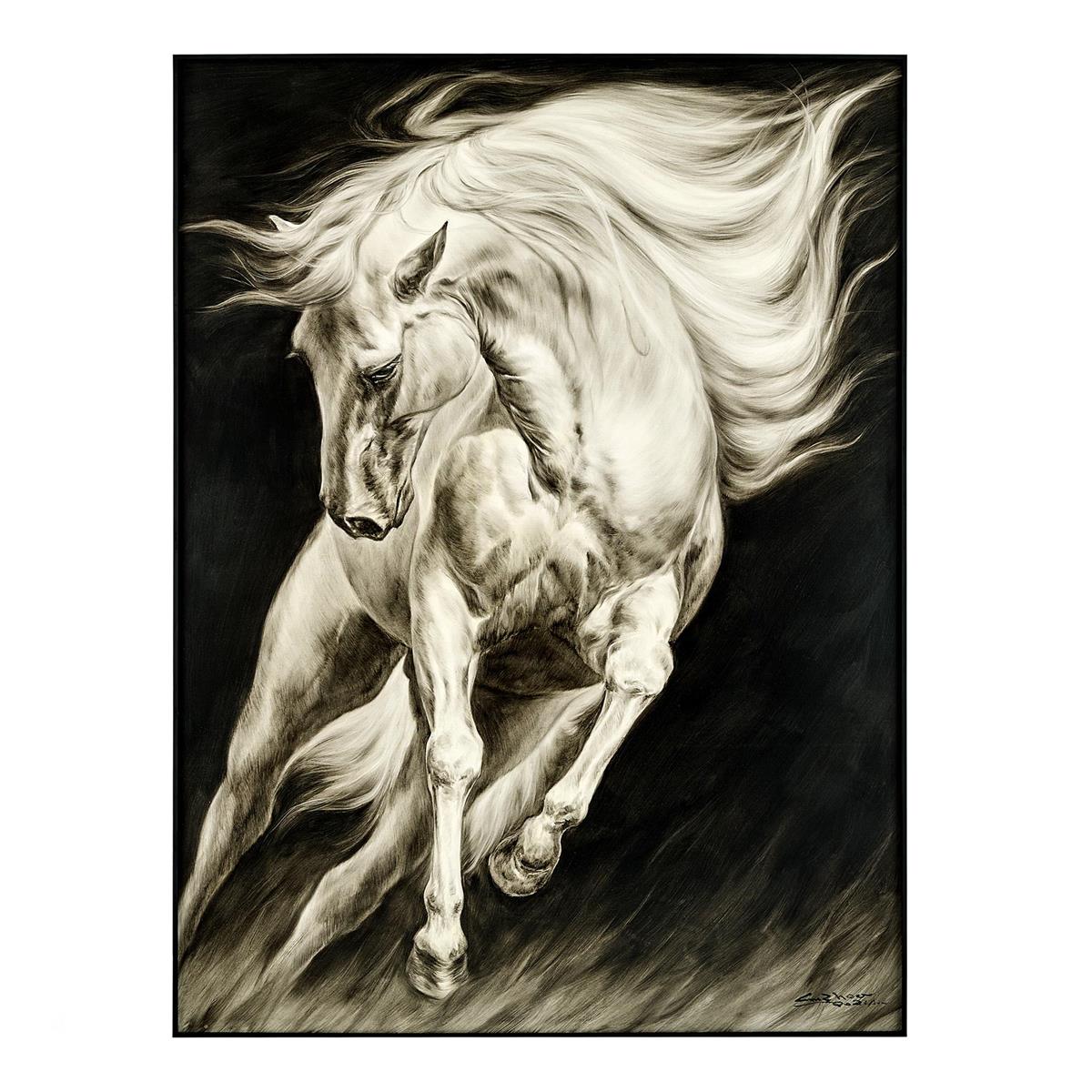 Liu Mengzhou's Surging Equine – Art by John Richard | Sutter & Vale