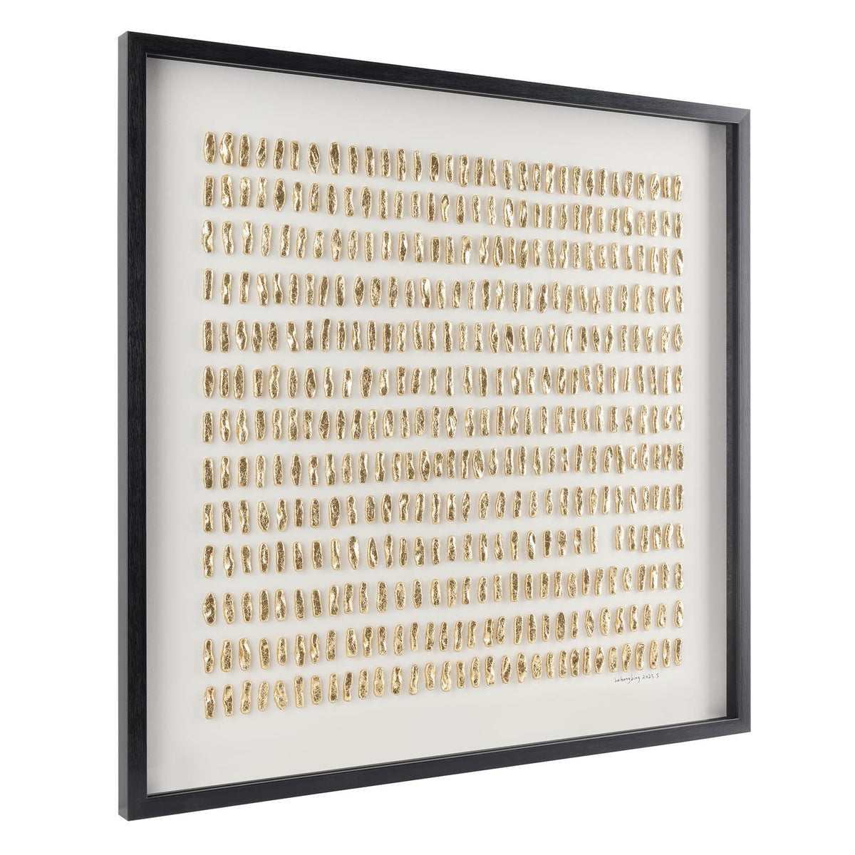 He Hongbing's Gilded Grid I