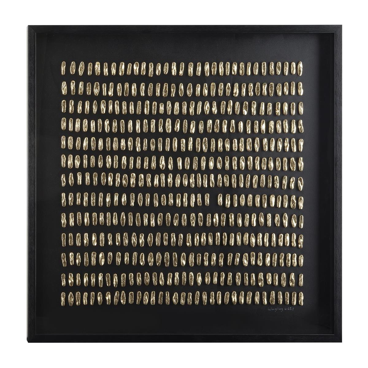 He Hongbing's Gilded Grid II – Art by John Richard | Sutter & Vale