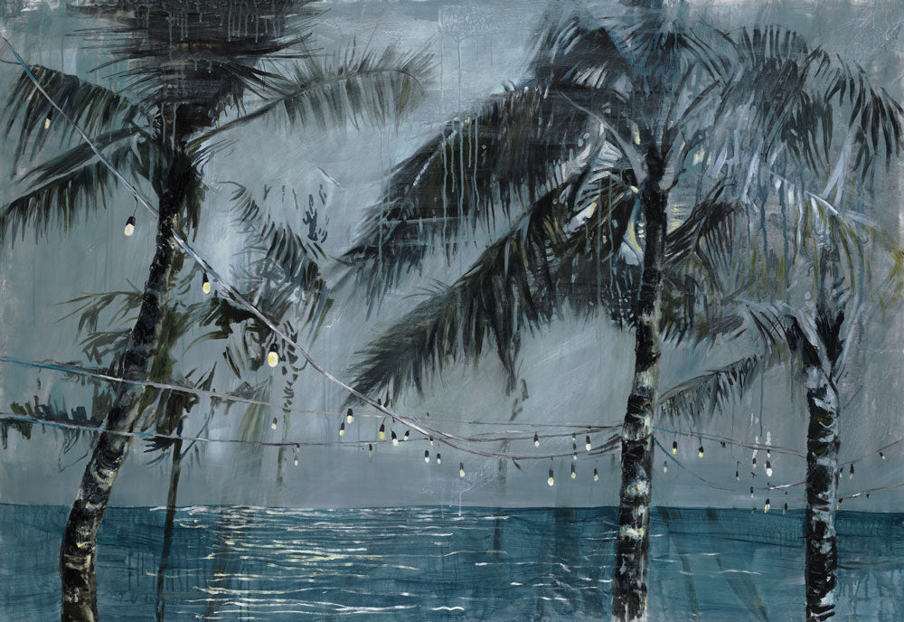 Seascape With Palm Trees 1 artwork