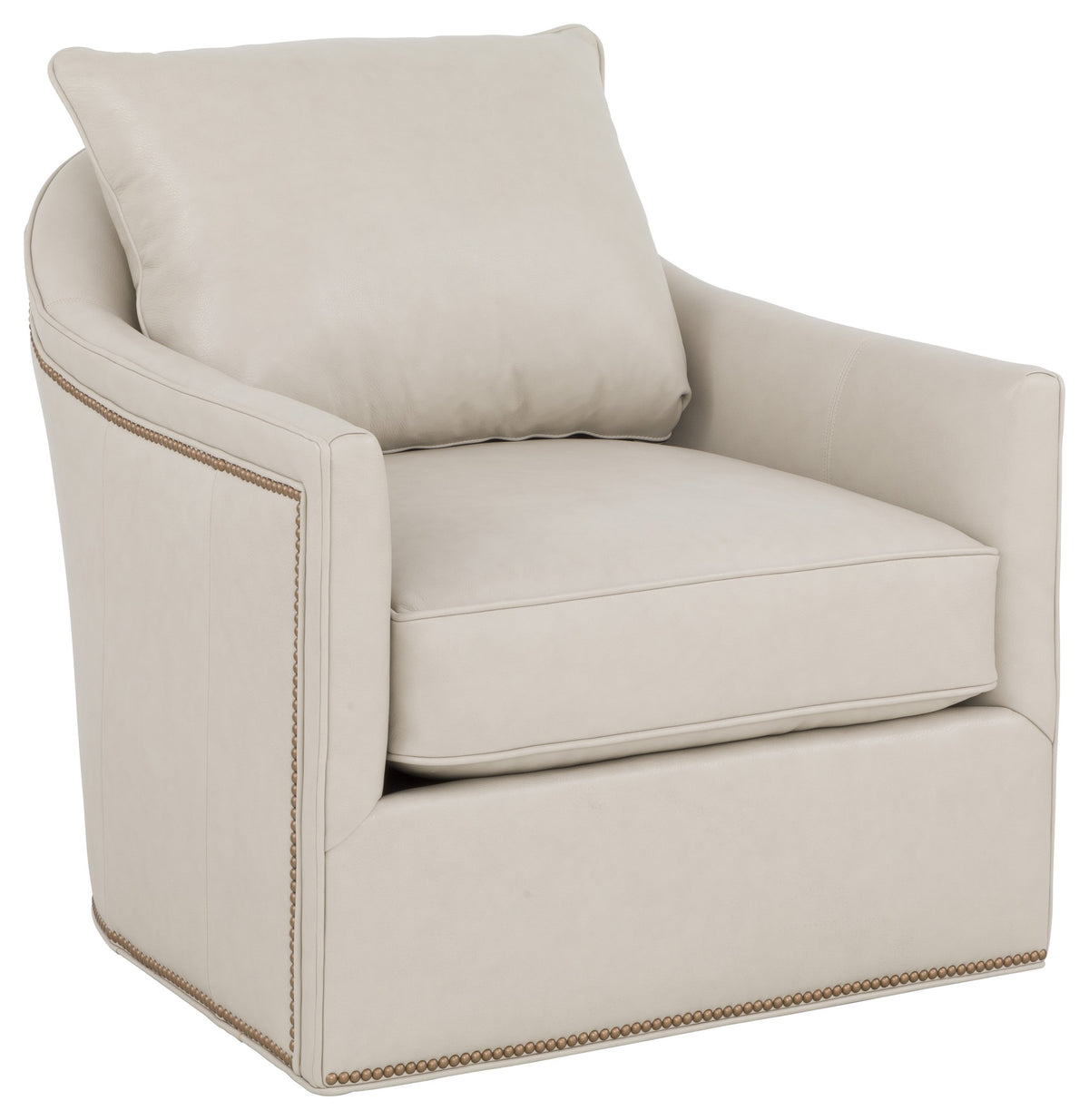 Vail Leather Swivel Chair (L-1004-31) - Fairfield Chair