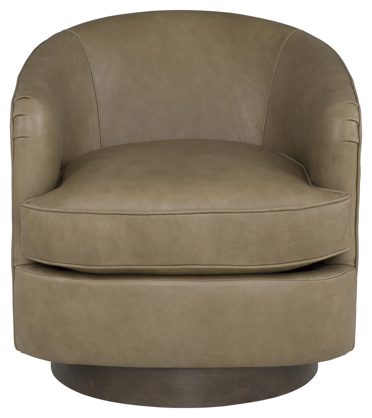 Tipsy Leather Swivel Chair (L-1138-31) - Fairfield Chair