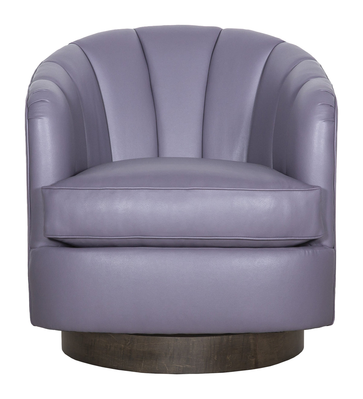 Tipsy Leather Swivel Chair (L-1139-31) - Fairfield Chair