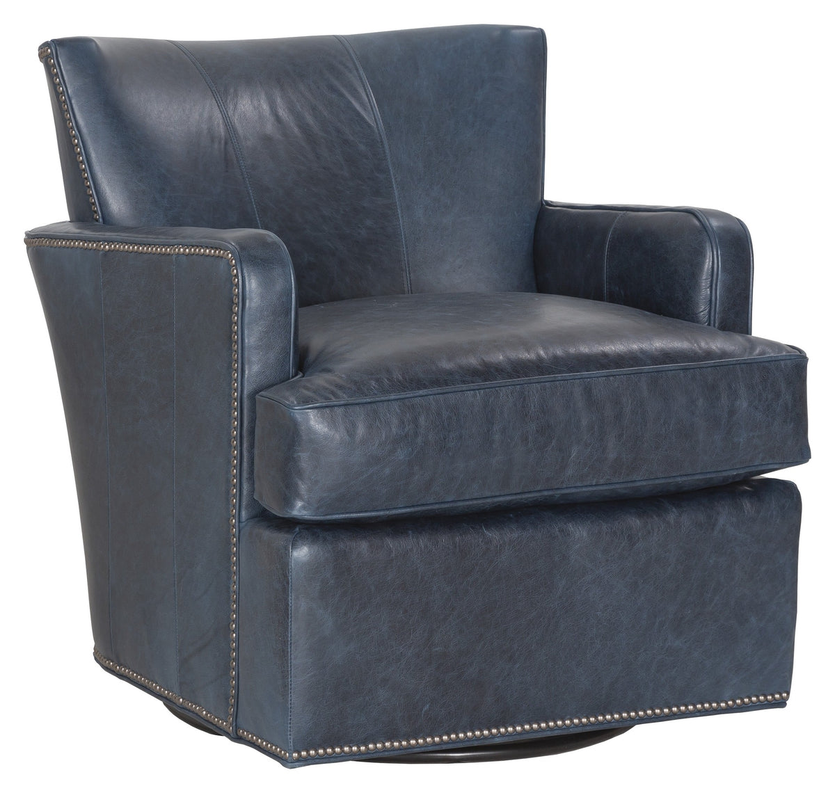 Kyle Leather Swivel Chair (L-1144-31) - Fairfield Chair