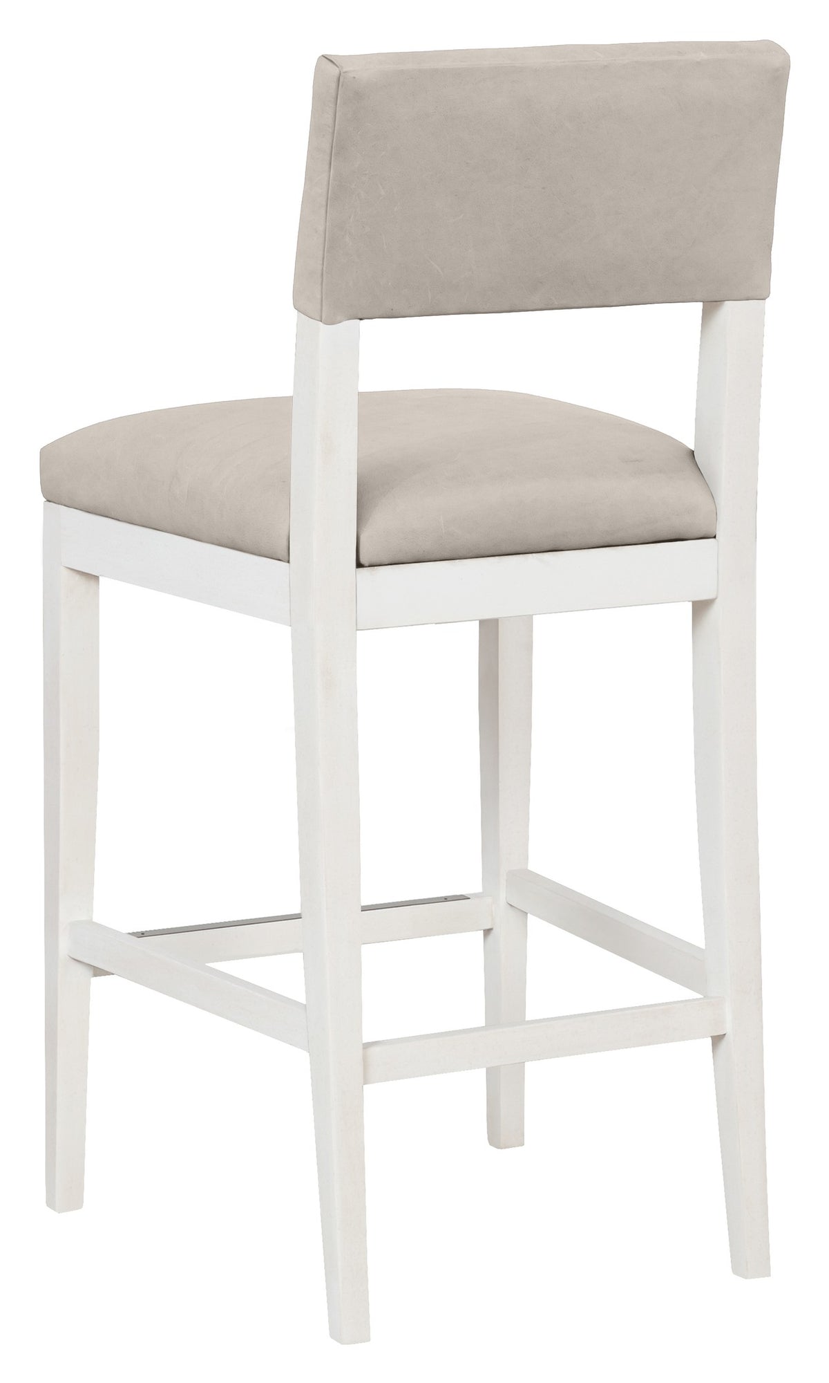 Silas Leather Armless Bar Stool (L-1300-07-L) - Fairfield Chair