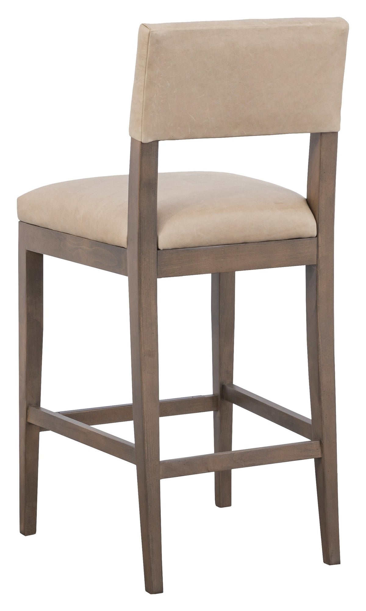 Silas Leather Armless Bar Stool (L-1300-07-M) - Fairfield Chair