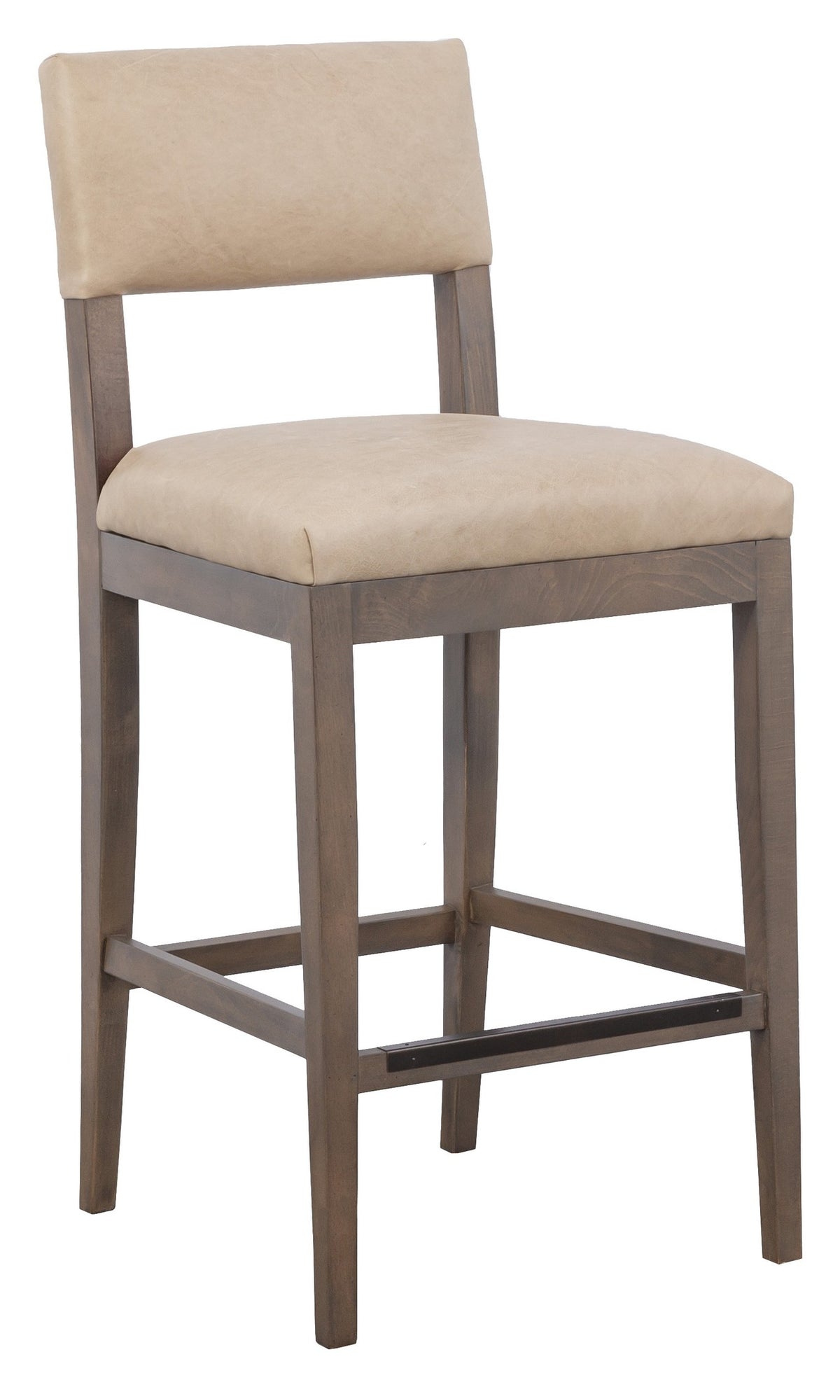 Silas Leather Armless Bar Stool (L-1300-07) - Fairfield Chair