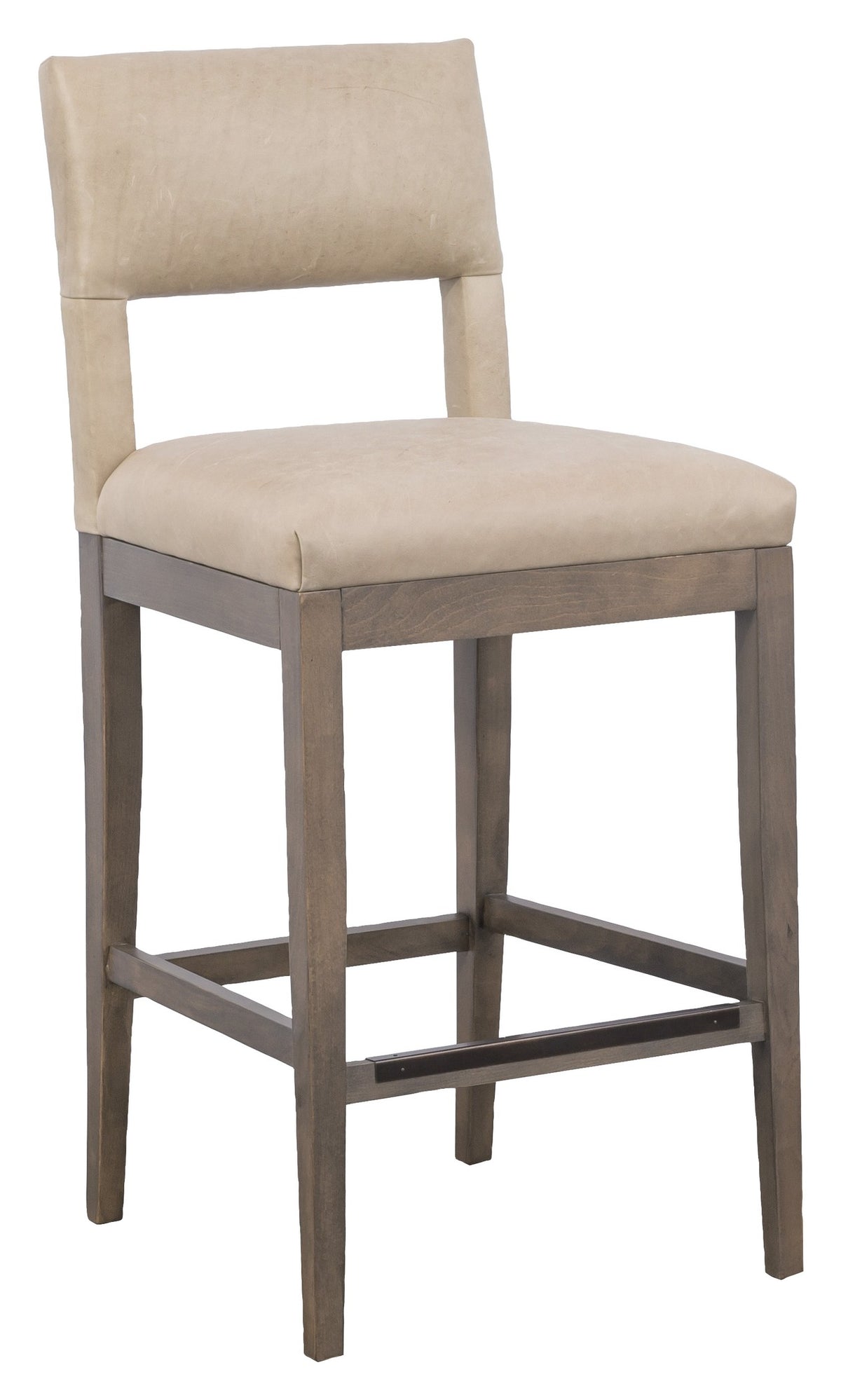 Arie Leather Armless Bar Stool (L-1302-07) - Fairfield Chair