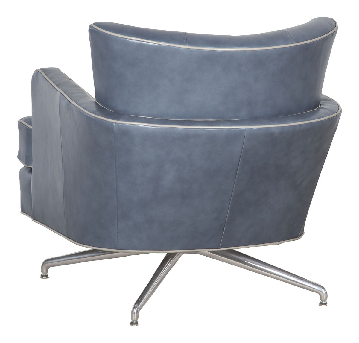 Kyle Leather Memory Swivel Chair (L-1434-MS-2) - Fairfield Chair