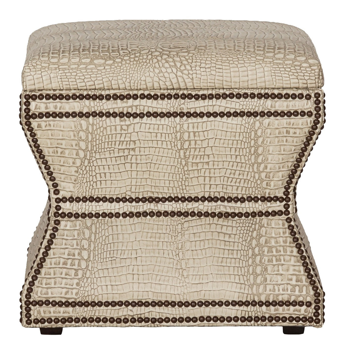 Anniston Leather Ottoman (L-1515-20) - Fairfield Chair