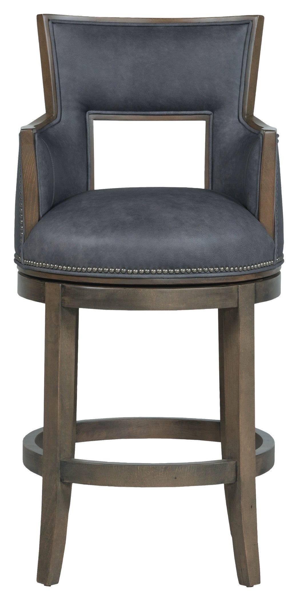 Sidecar Leather Bar Stool (L-2003-06) - Fairfield Chair