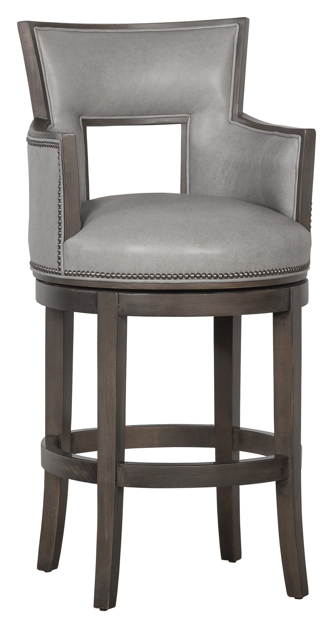 Sidecar Leather Bar Stool (L-2003-06) - Fairfield Chair