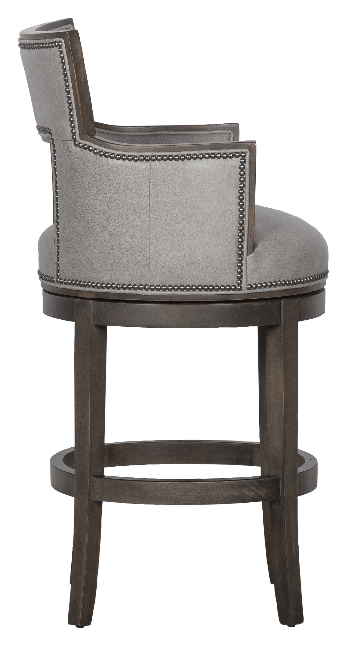Sidecar Leather Bar Stool (L-2003-06) - Fairfield Chair