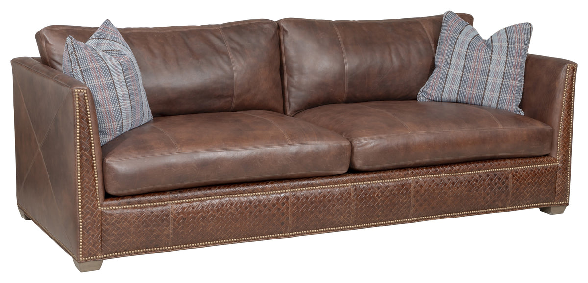 Chesterfield 93" Leather Sofa (L-2604-93) - Fairfield Chair