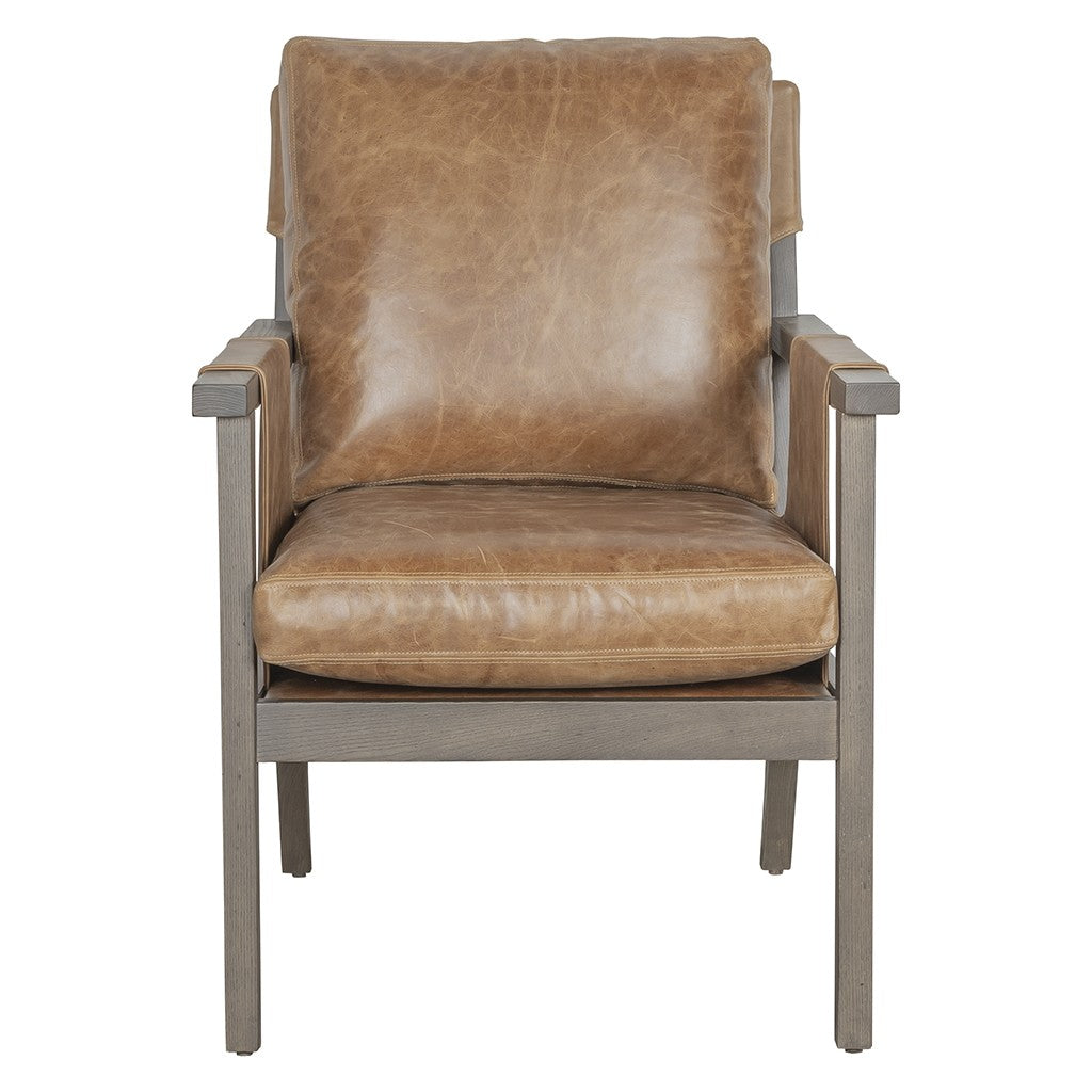 Isaac Leather Occasional Chair (L-3452-01) - Fairfield Chair