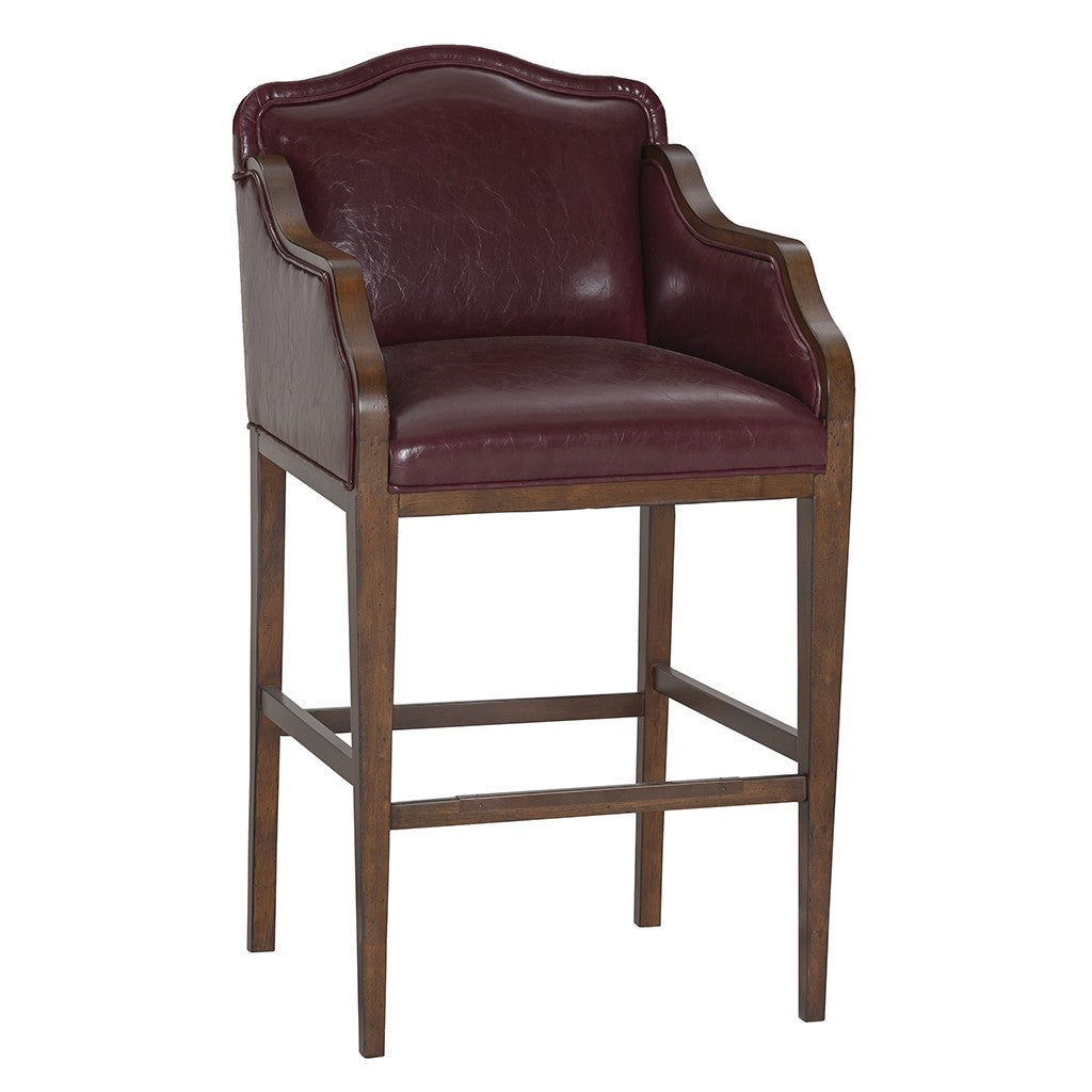 Anderson Leather Arm Bar Stool (L-4605-06) - Fairfield Chair