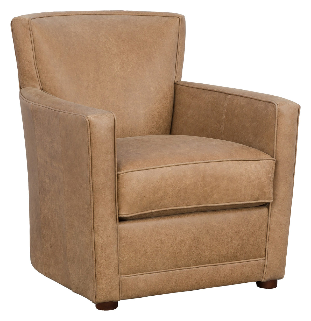 Aster Leather Lounge Chair (L-5421-01) - Fairfield Chair