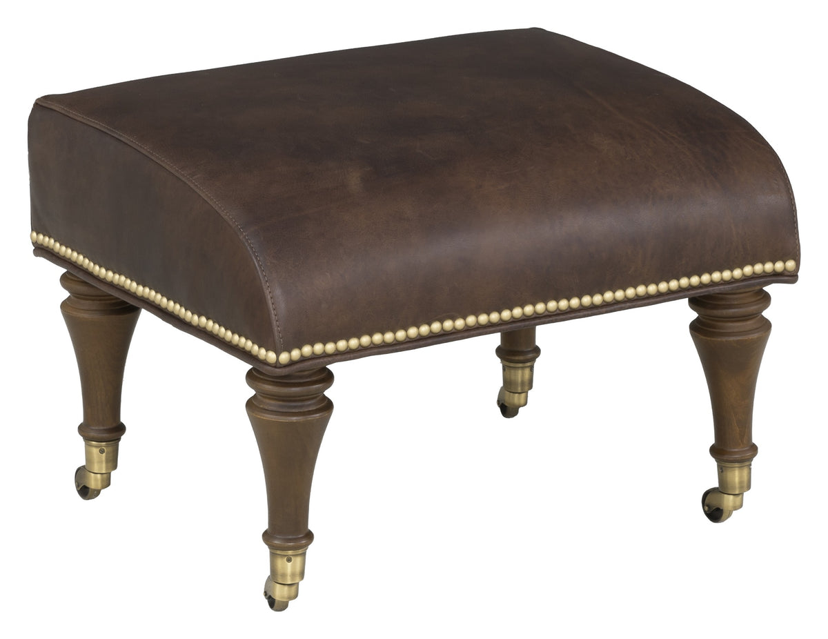 Ransom Leather Ottoman (L-5501-20) - Fairfield Chair