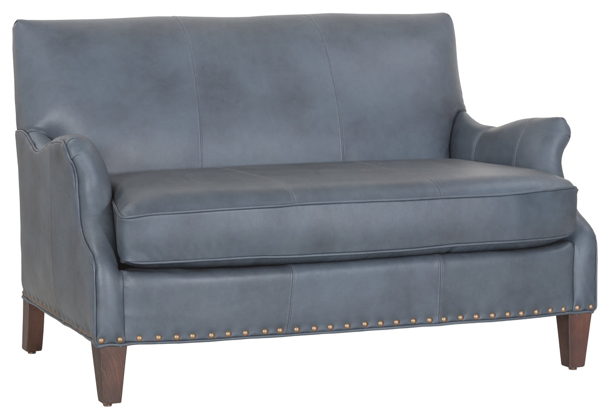 Leland Leather Settee (L-5706-40) - Fairfield Chair