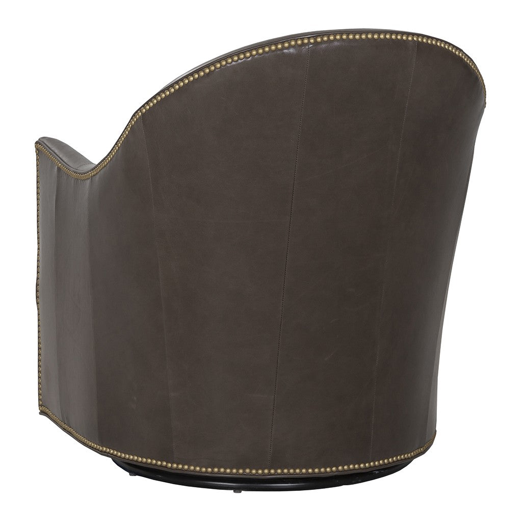 Marsden Leather Swivel Chair (L-6112-31) - Fairfield Chair