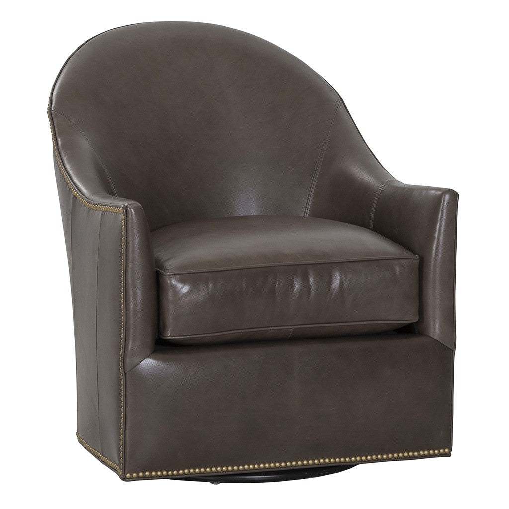 Marsden Leather Swivel Glider (L-6112-32) - Fairfield Chair