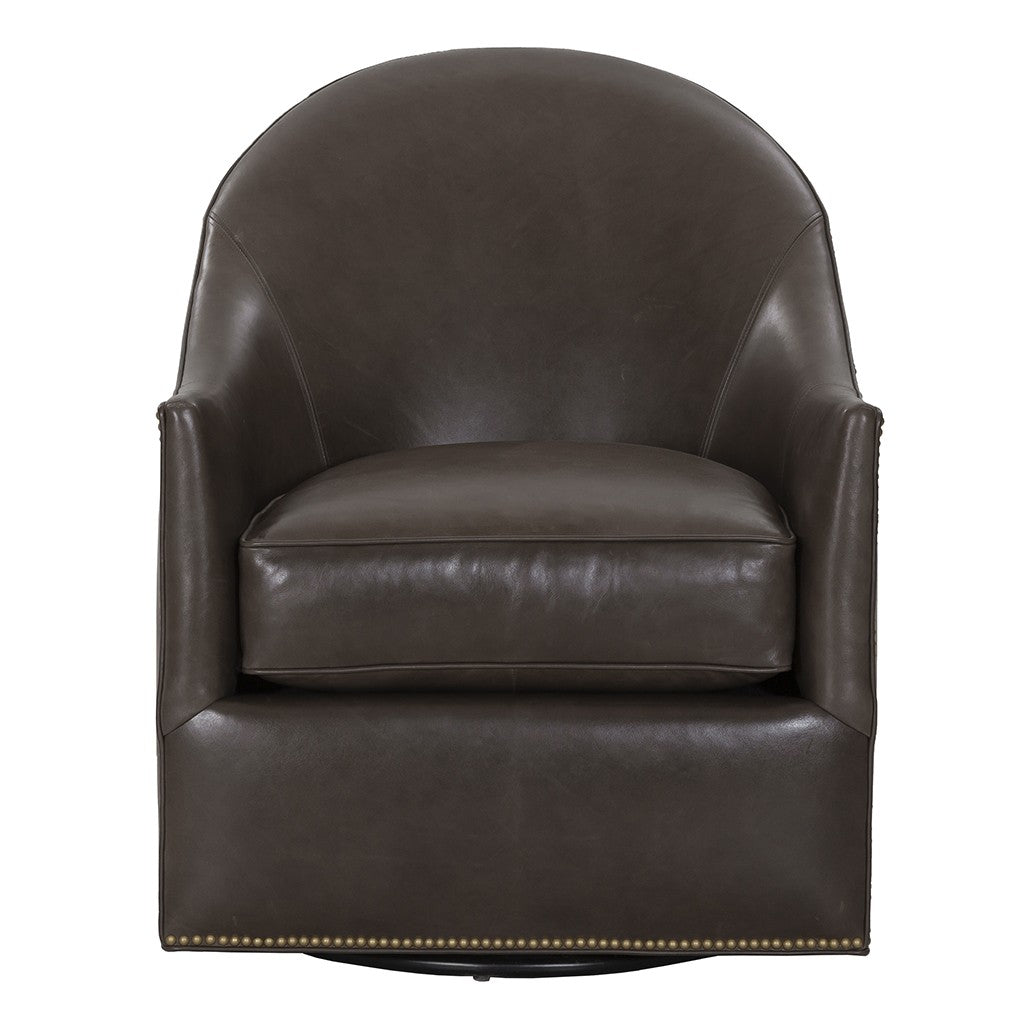 Marsden Leather Swivel Glider (L-6112-32) - Fairfield Chair