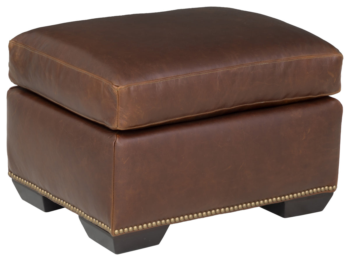 Fitzgerald Leather Ottoman (L-6115-20) - Fairfield Chair