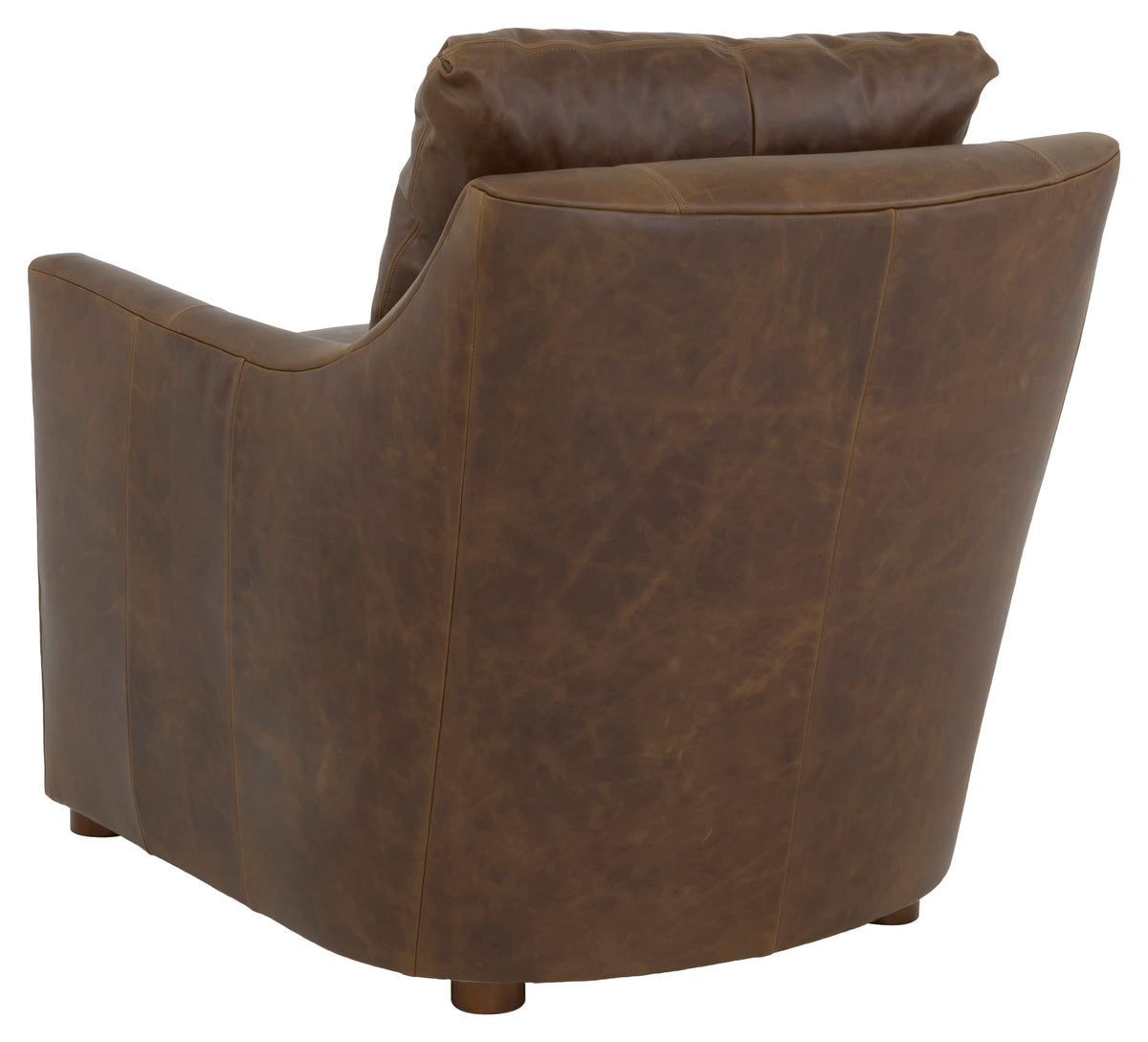 Teddi Leather Lounge Chair (L-6348-01) - Fairfield Chair