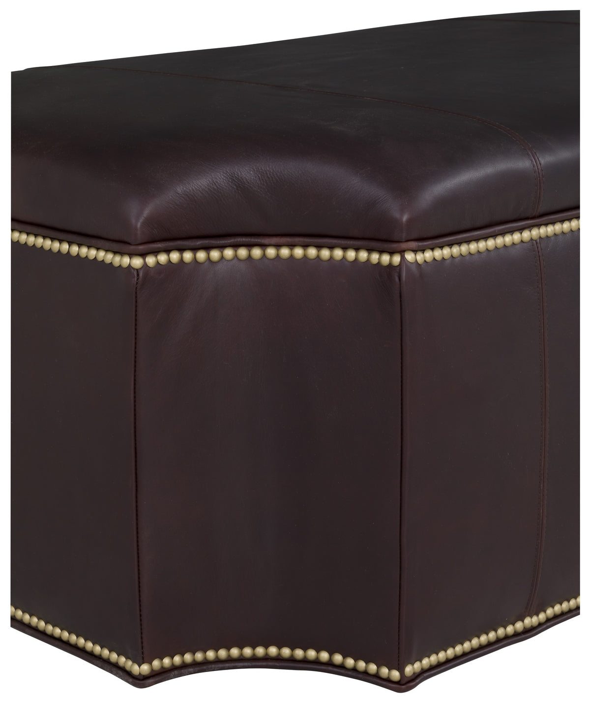 Griffiths Leather Rectangle Bench (L-6357-10) - Fairfield Chair