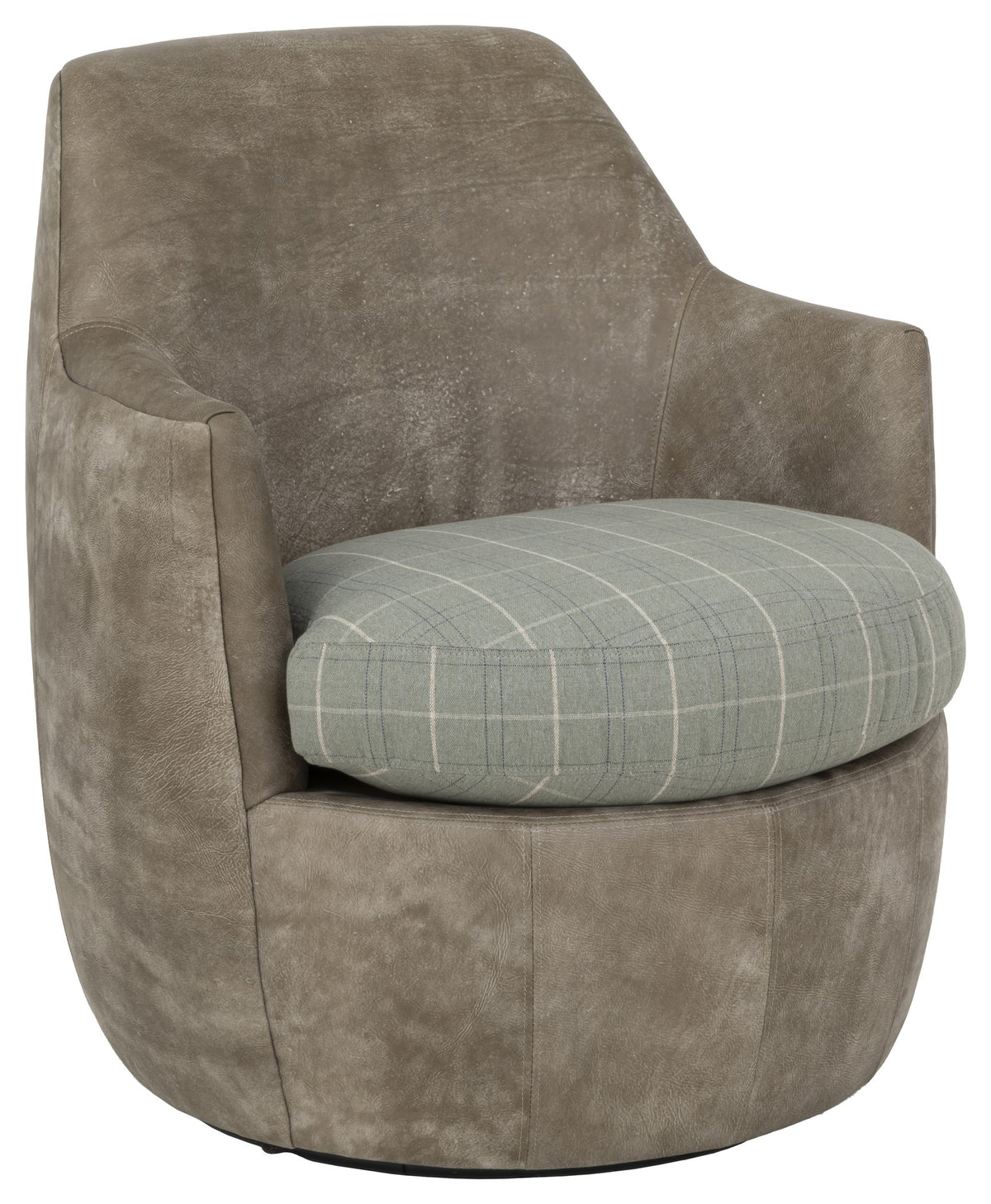 Carlton Leather Swivel Chair (L-7002-31) - Fairfield Chair