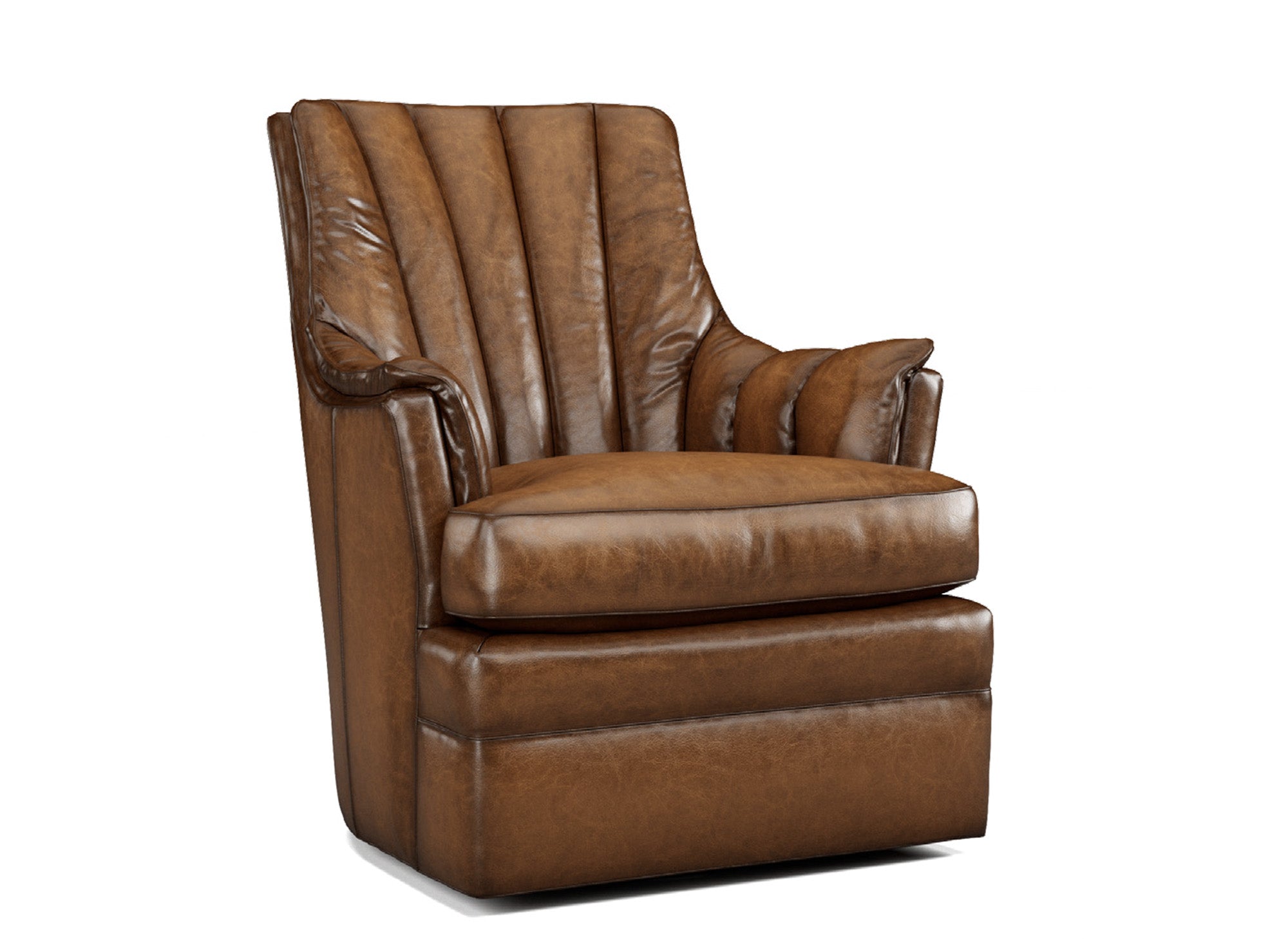 Venture Leather Swivel Chair