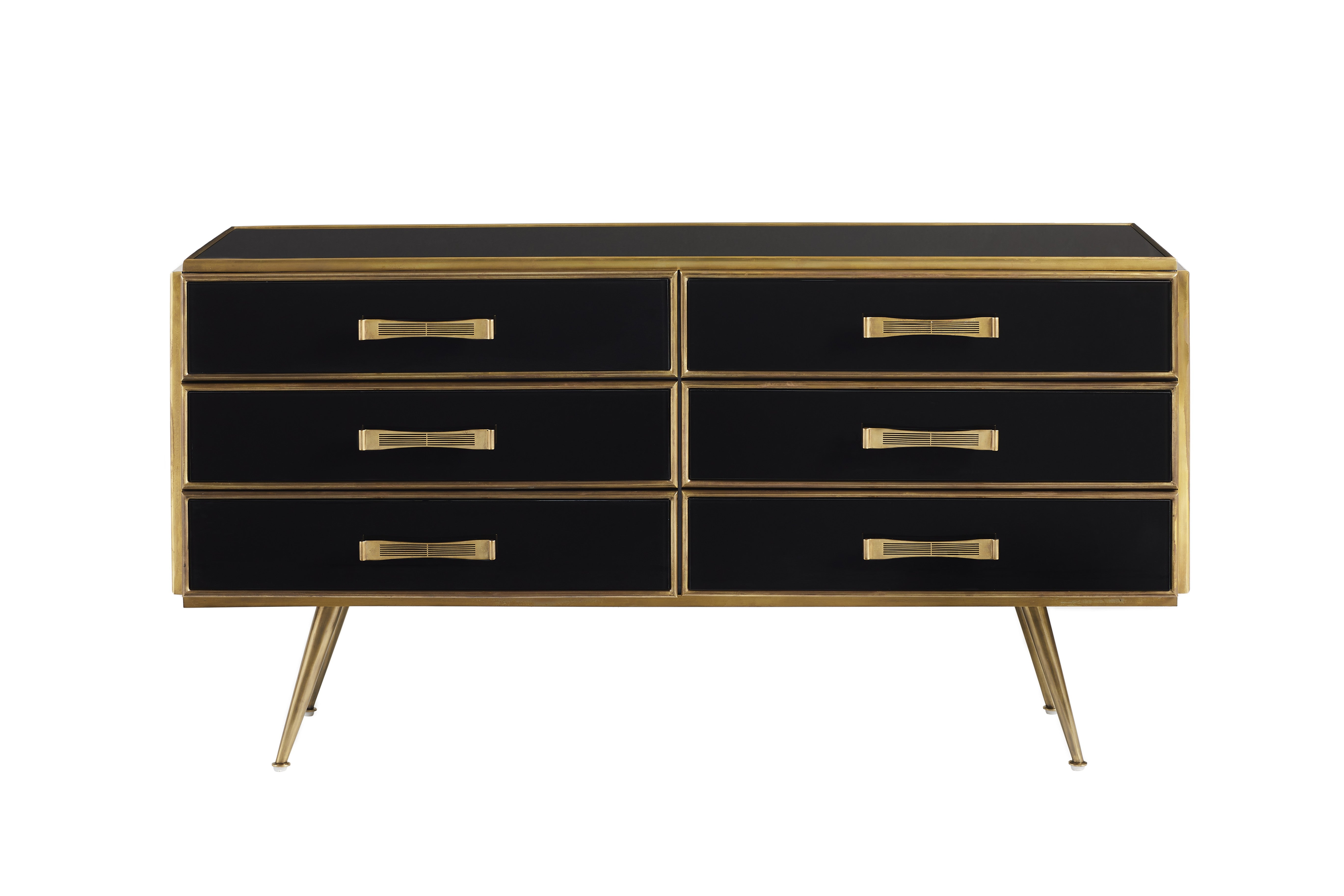 Dean Smoked Mirror Dresser