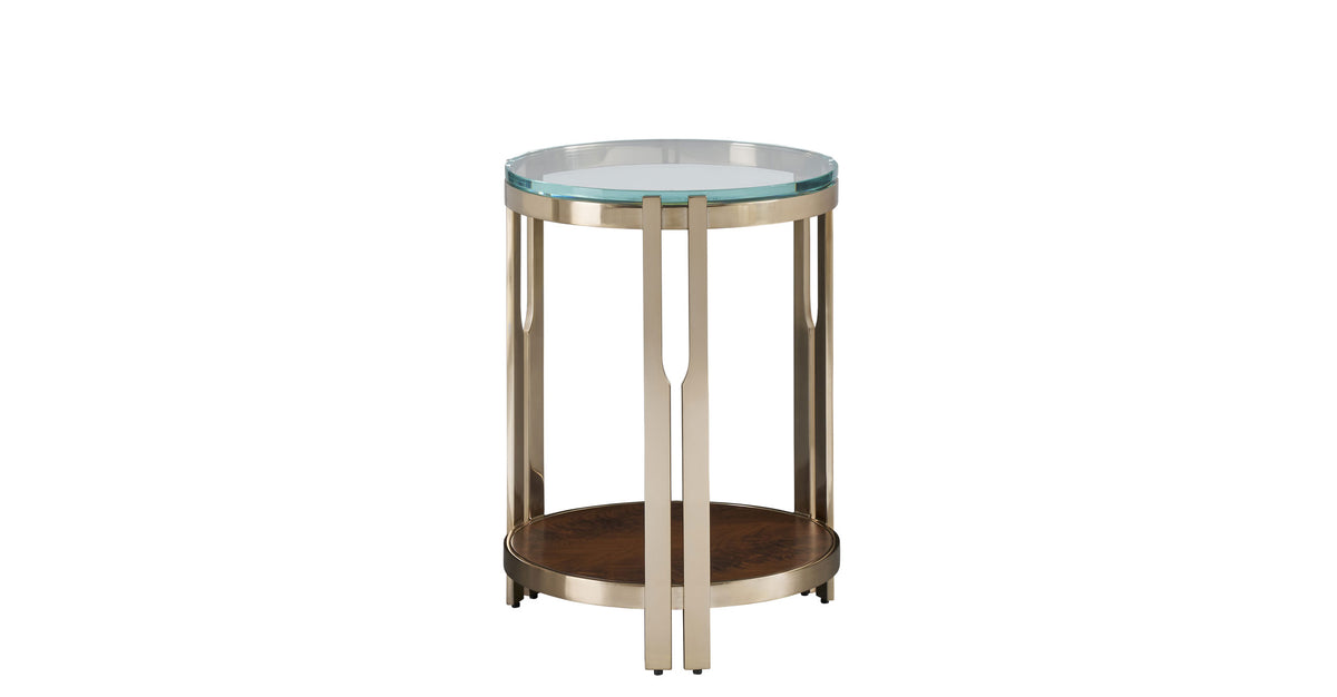 Mae Brass Spot Table