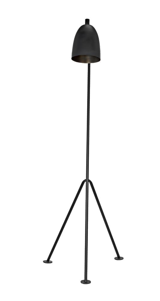 Asti Floor Lamp, Black Iron
