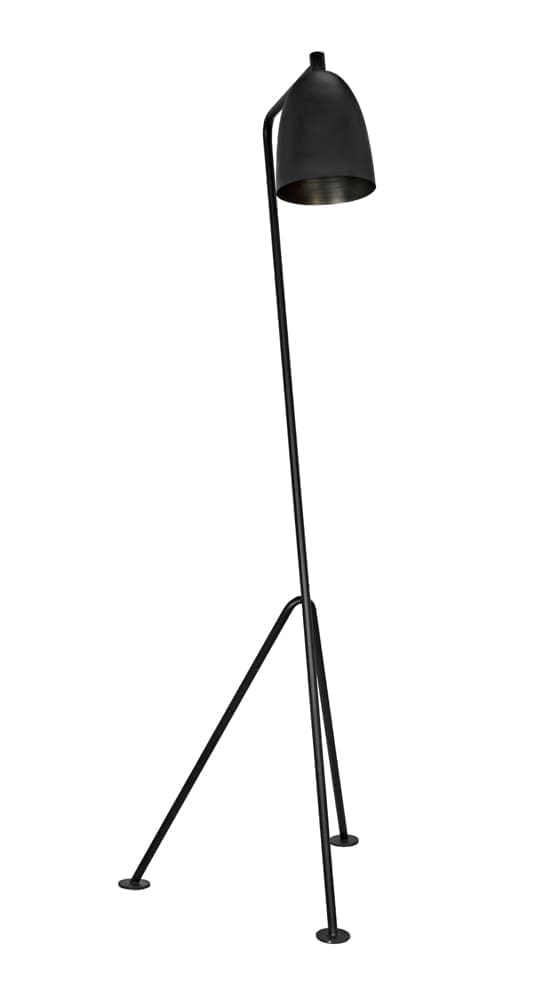 Asti Floor Lamp, Black Iron