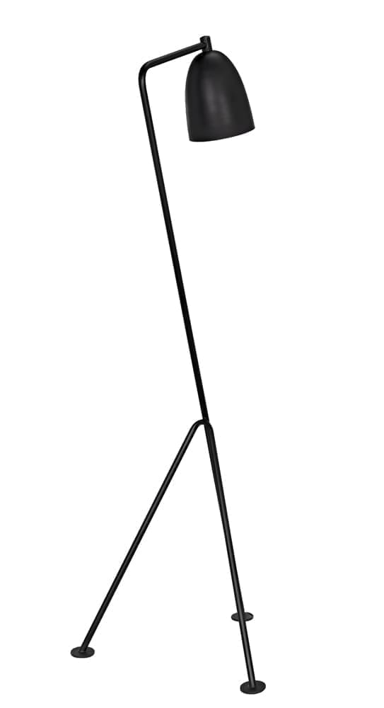 Asti Floor Lamp, Black Iron