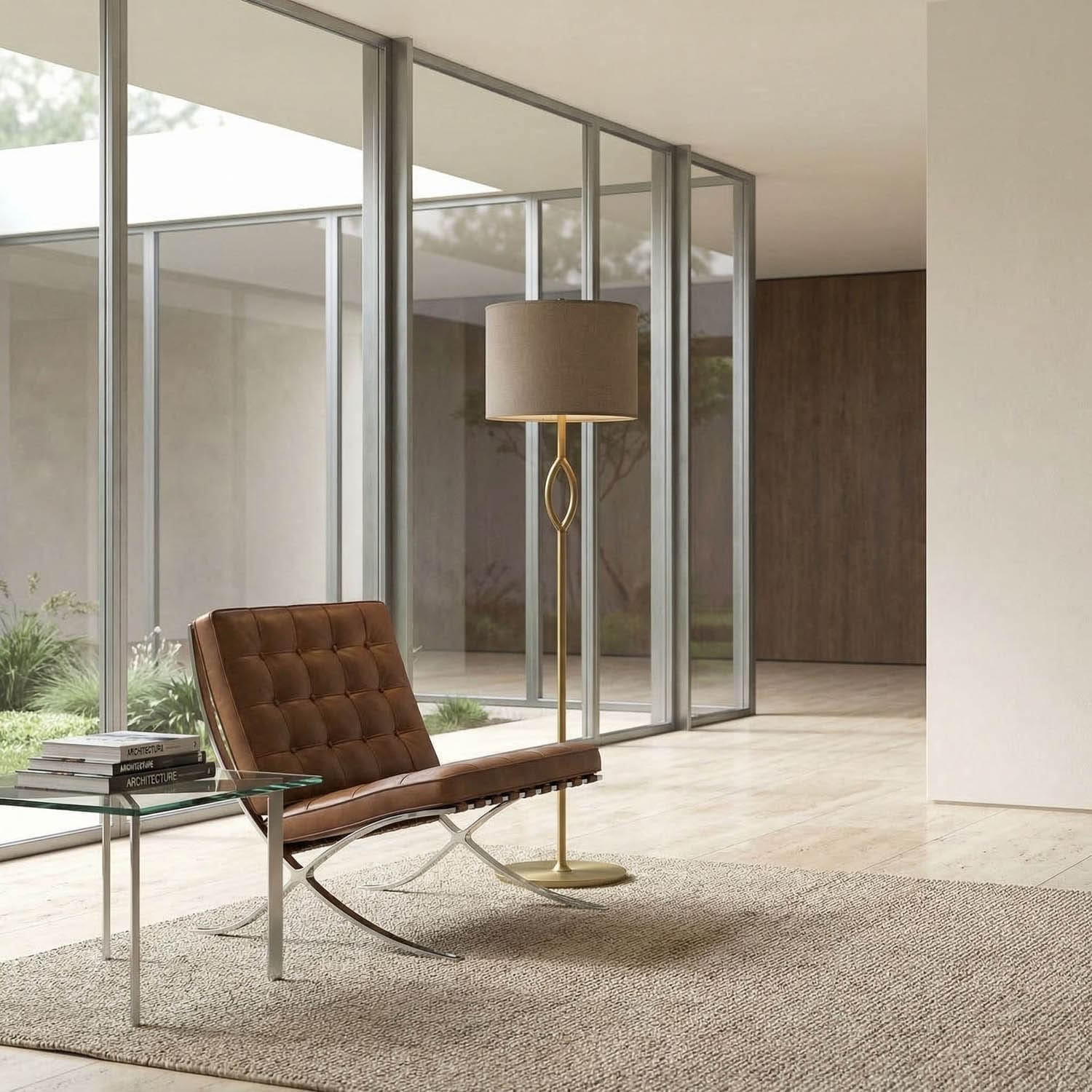 Ridge Floor Lamp with Shade