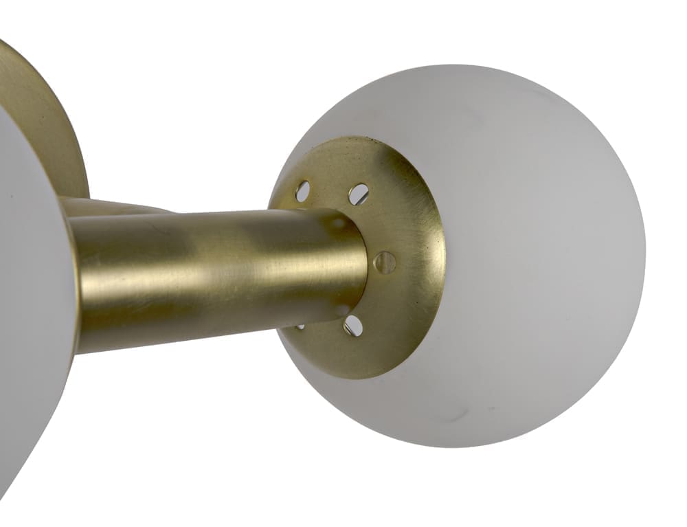 Antiope Sconce, Antique Brass and Glass