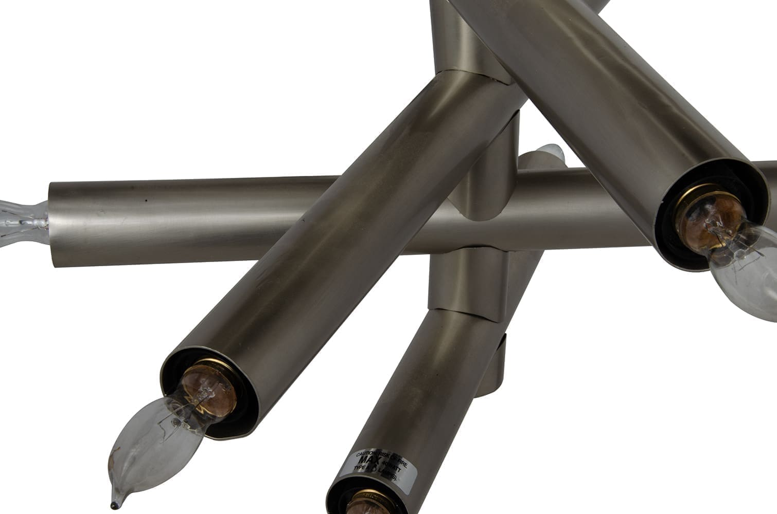 Alex Chandelier, Metal with Antique Silver Finish